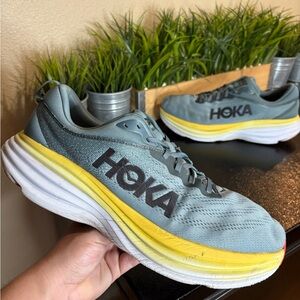 Hoka One One Bondi 8 Blue 1123202GBMS Men’s Size 14D Wide Shoes Value $185